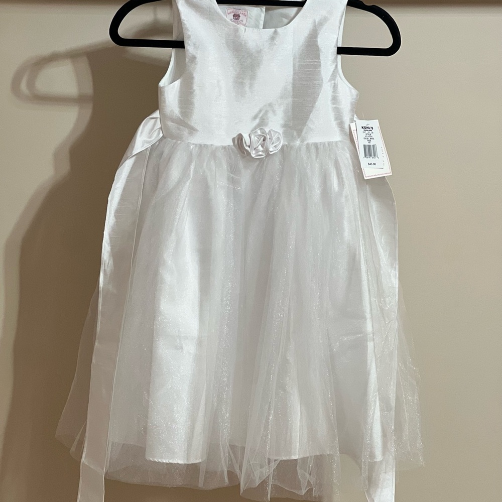 Marmellata White Formal Kids Dress